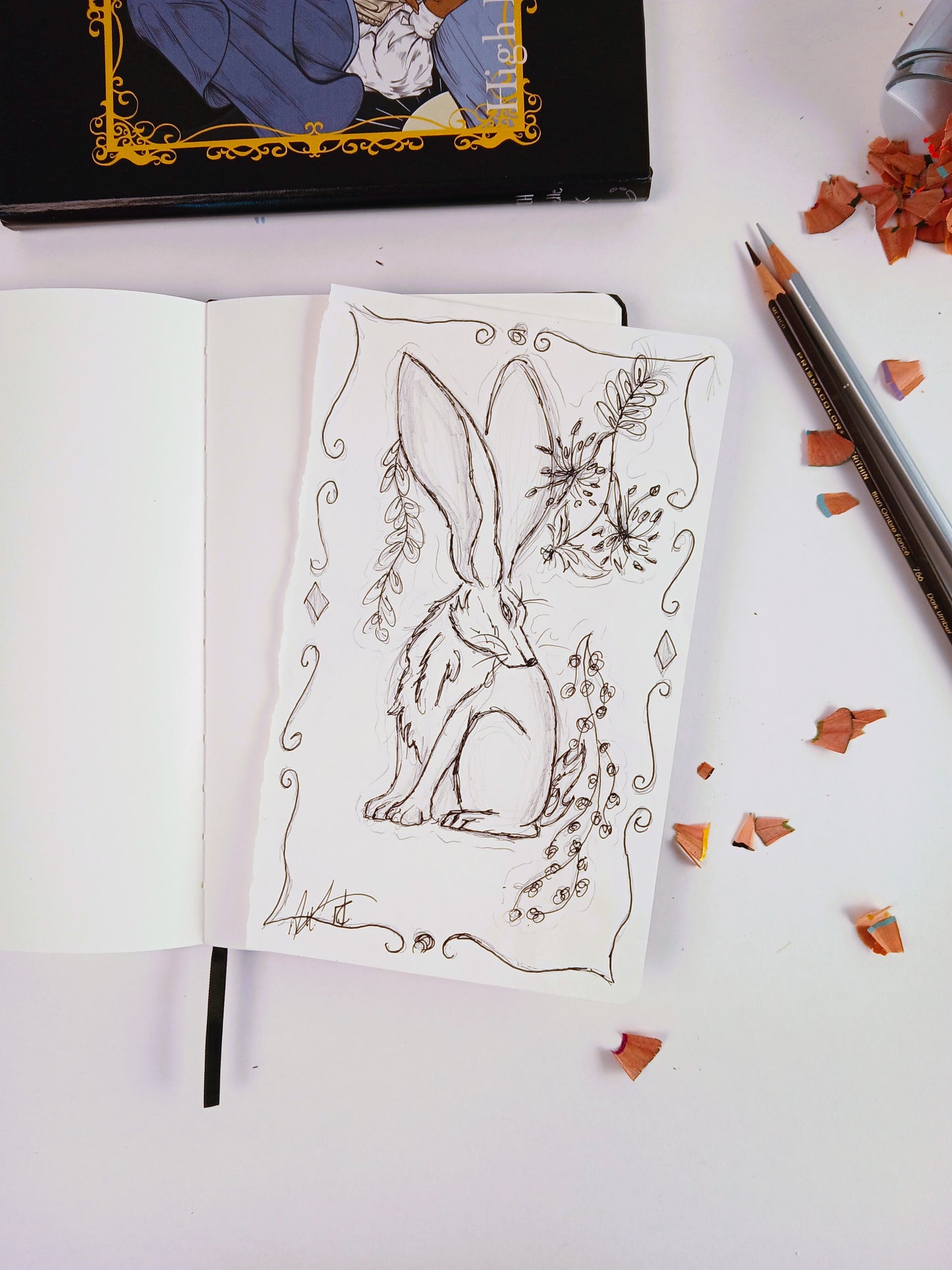 High Priestess A5 Sketchbook Journal Vegan Leather