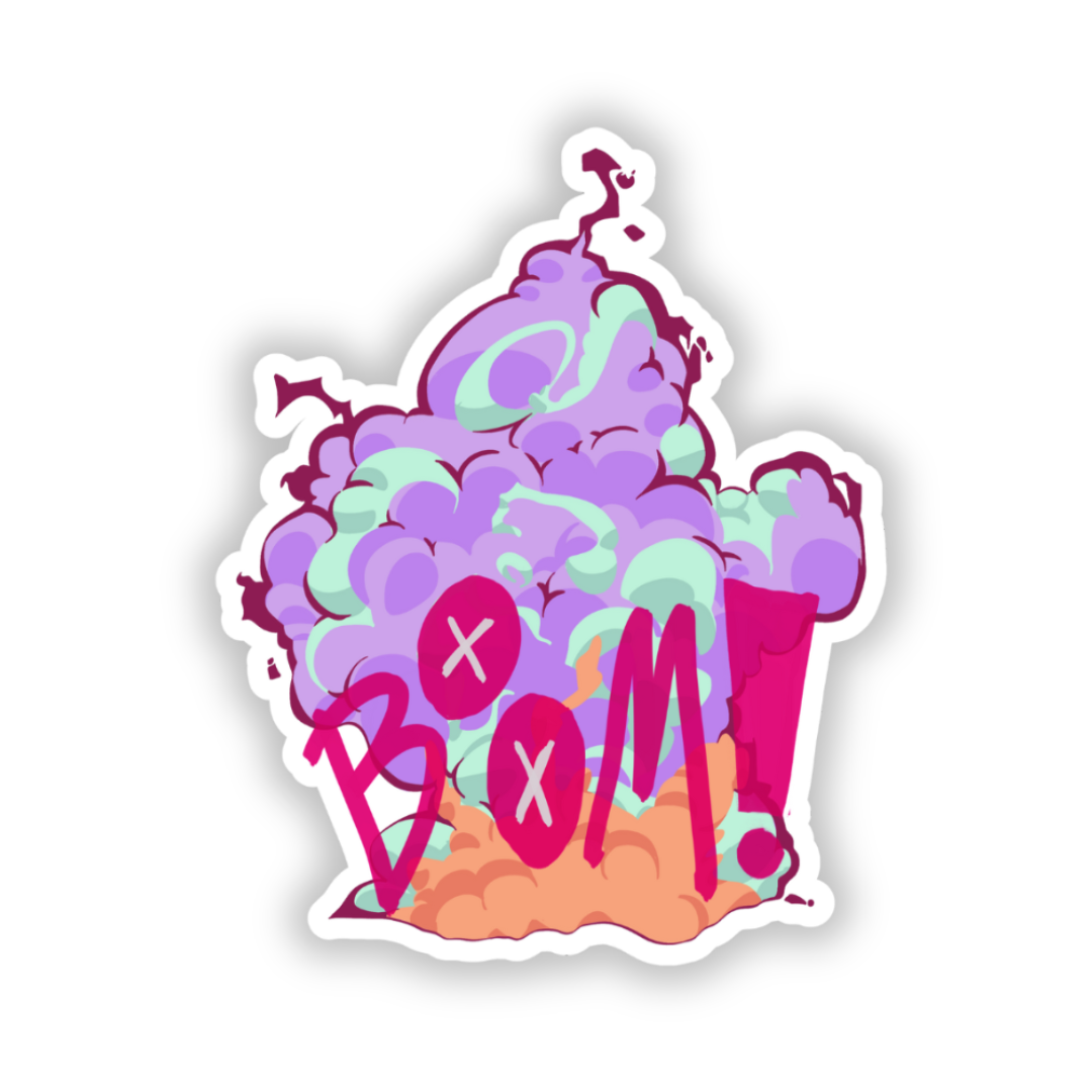 BooM! Explosion Sticker