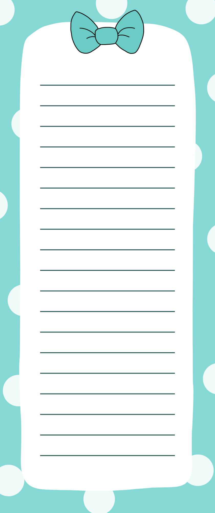 Blue Magnetic To-do List