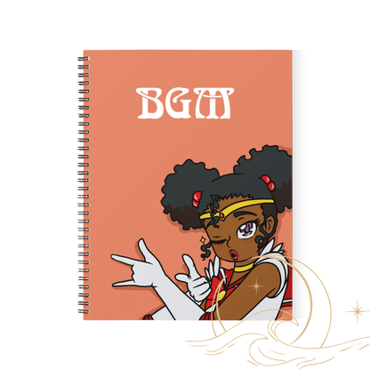 Black Girl Magic Spiral Bound Subject Campus Notebook