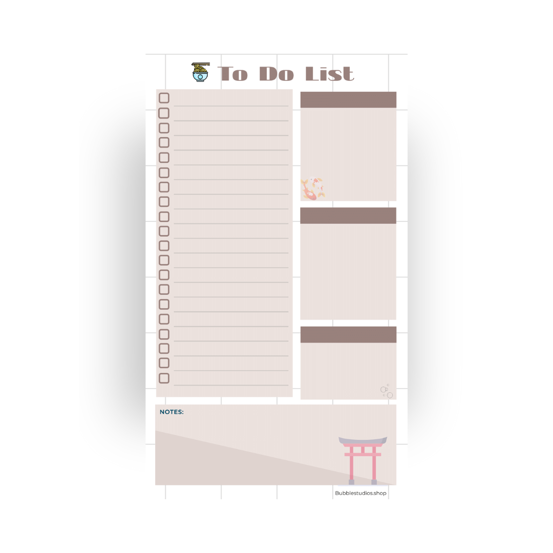 Oriental To-do List