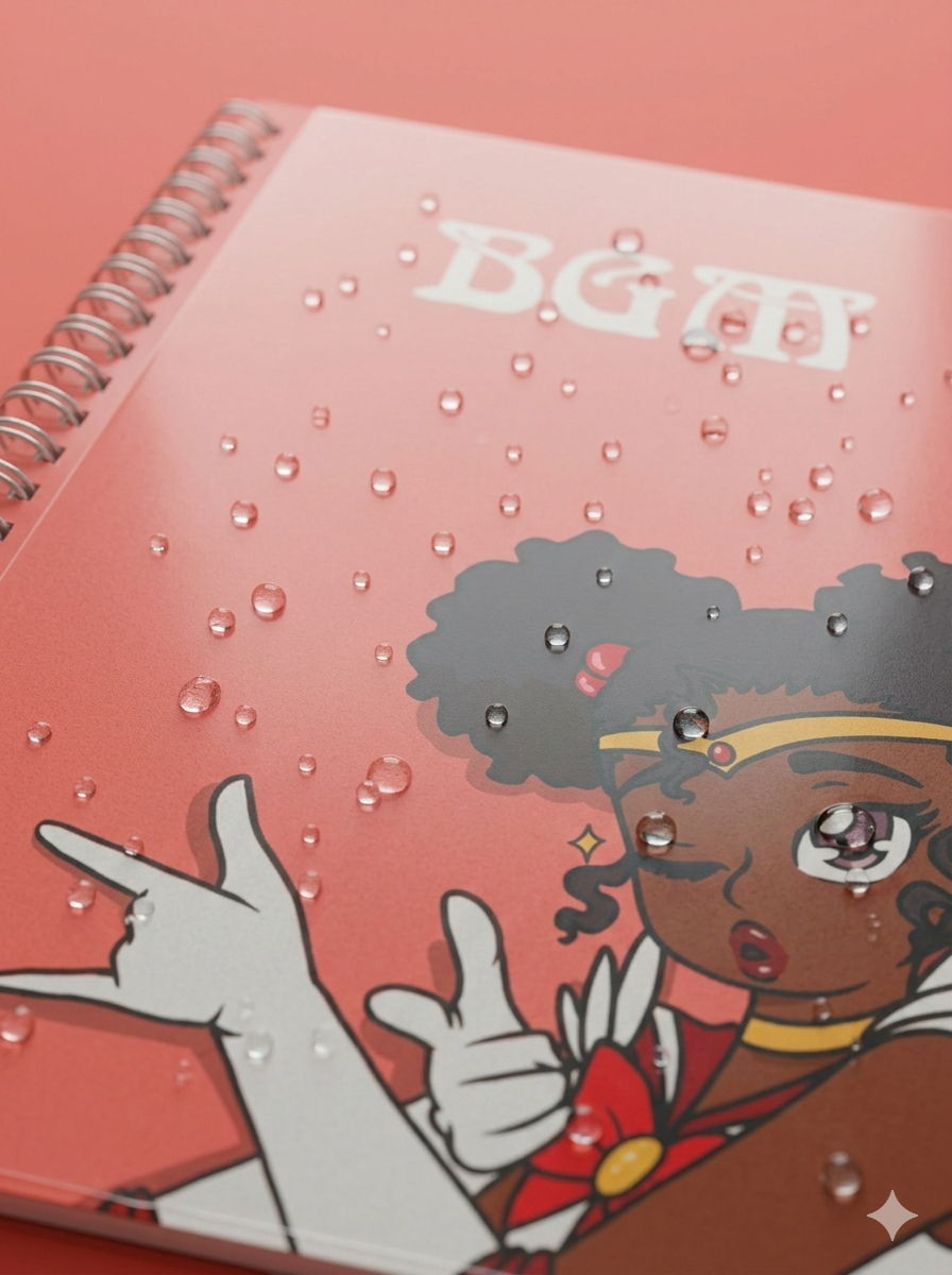 Black Girl Magic Spiral Bound Subject Campus Notebook