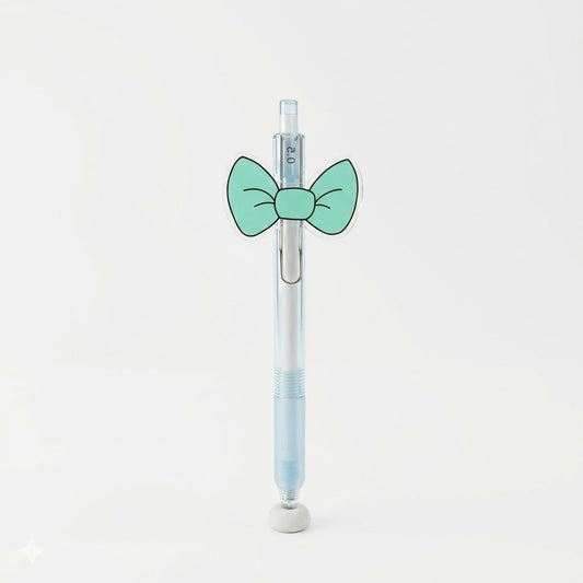 Blue bow pen