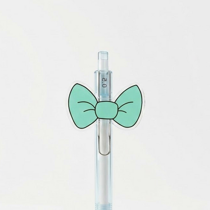 Blue bow pen