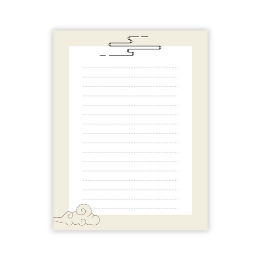 Oriental Memo Pad