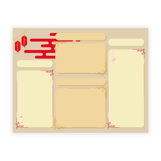NEW Oriental Weekly Planner Pad